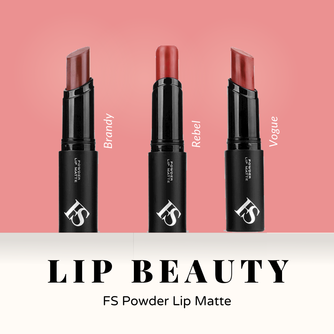 اف اس - أحمر شفاه بودرة مطفي