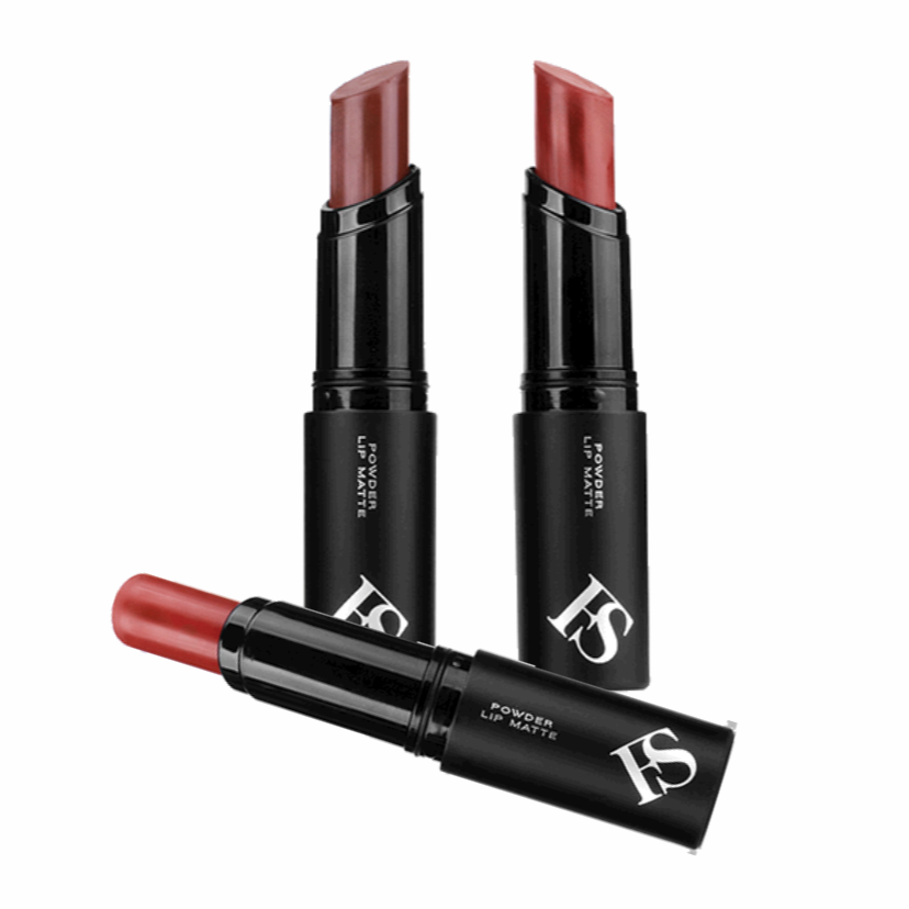 اف اس - أحمر شفاه بودرة مطفي