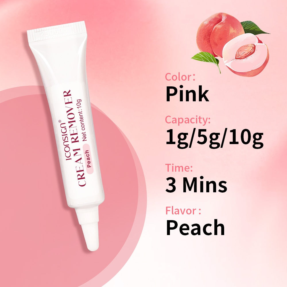 ICONSIGN - Peach Vegan Fruits Eyelash Extension Remover Tube