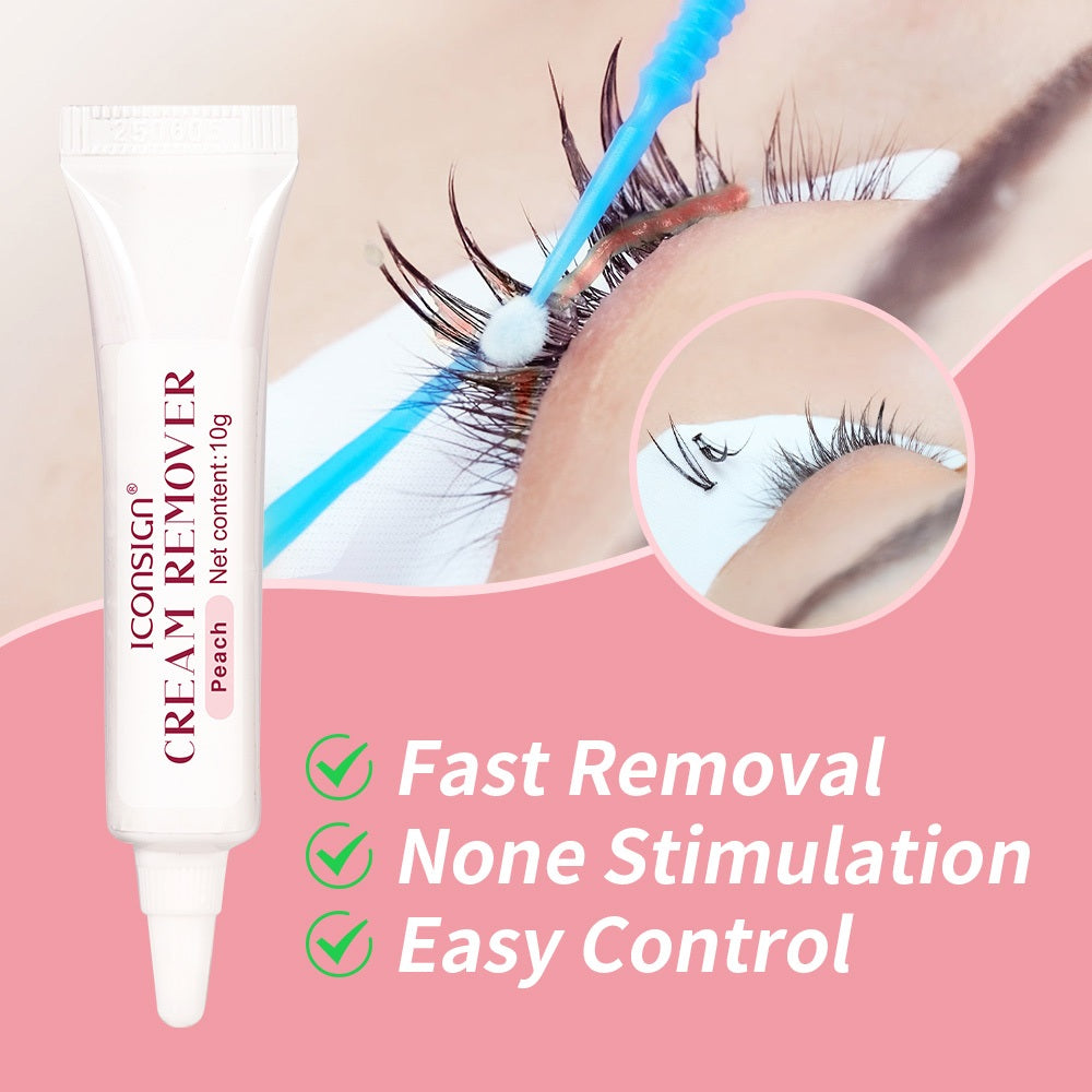 ICONSIGN - Peach Vegan Fruits Eyelash Extension Remover Tube