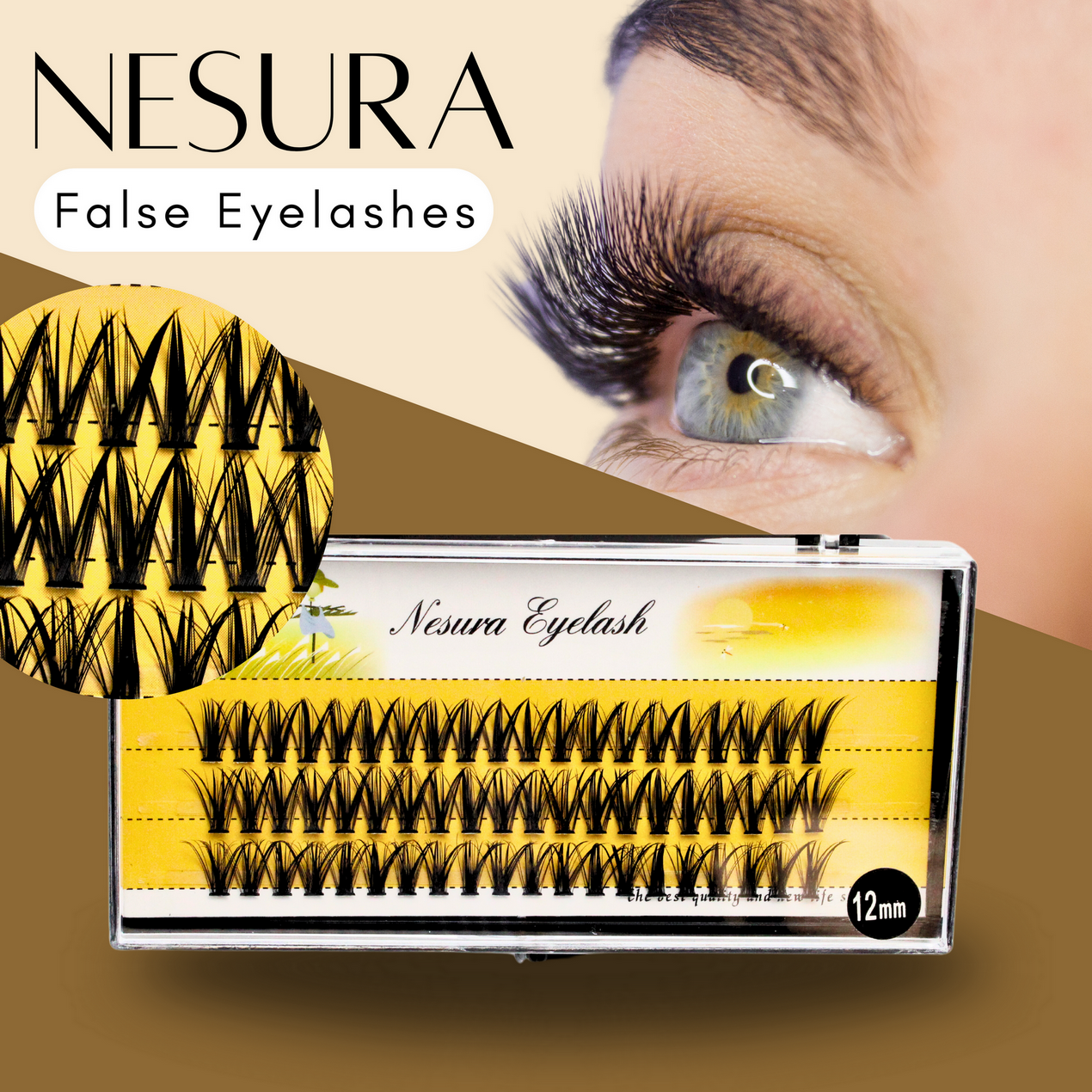Nesura - Cluster Silk Eyelash Extension