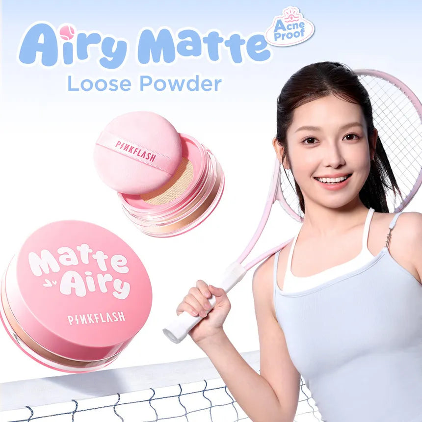 PINKFLASH - Airy Matte Loose Powder 3 Colors