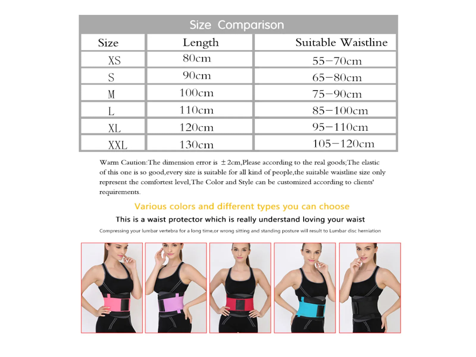 YOUGLOW - Slimbelt Waist Trimmer Tummy Control Type-A - Youglow