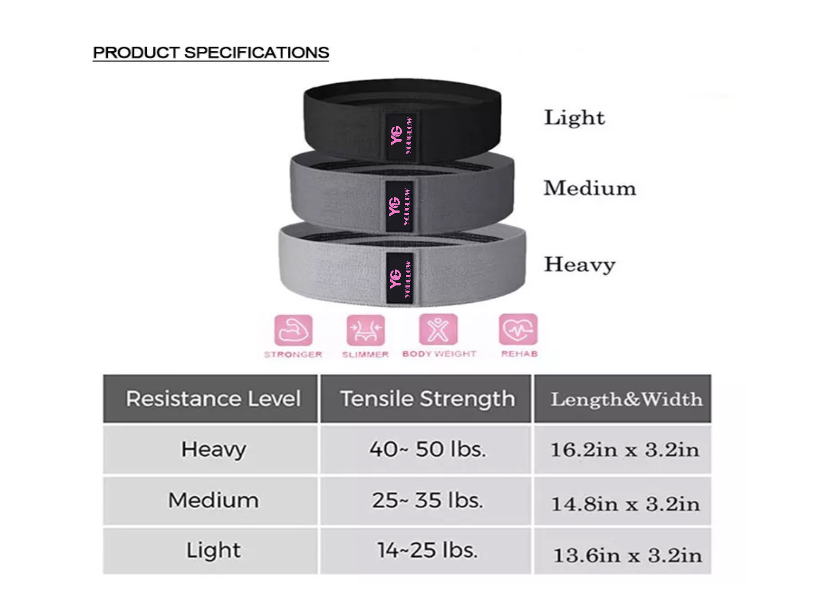 YOUGLOW - Resistance Band