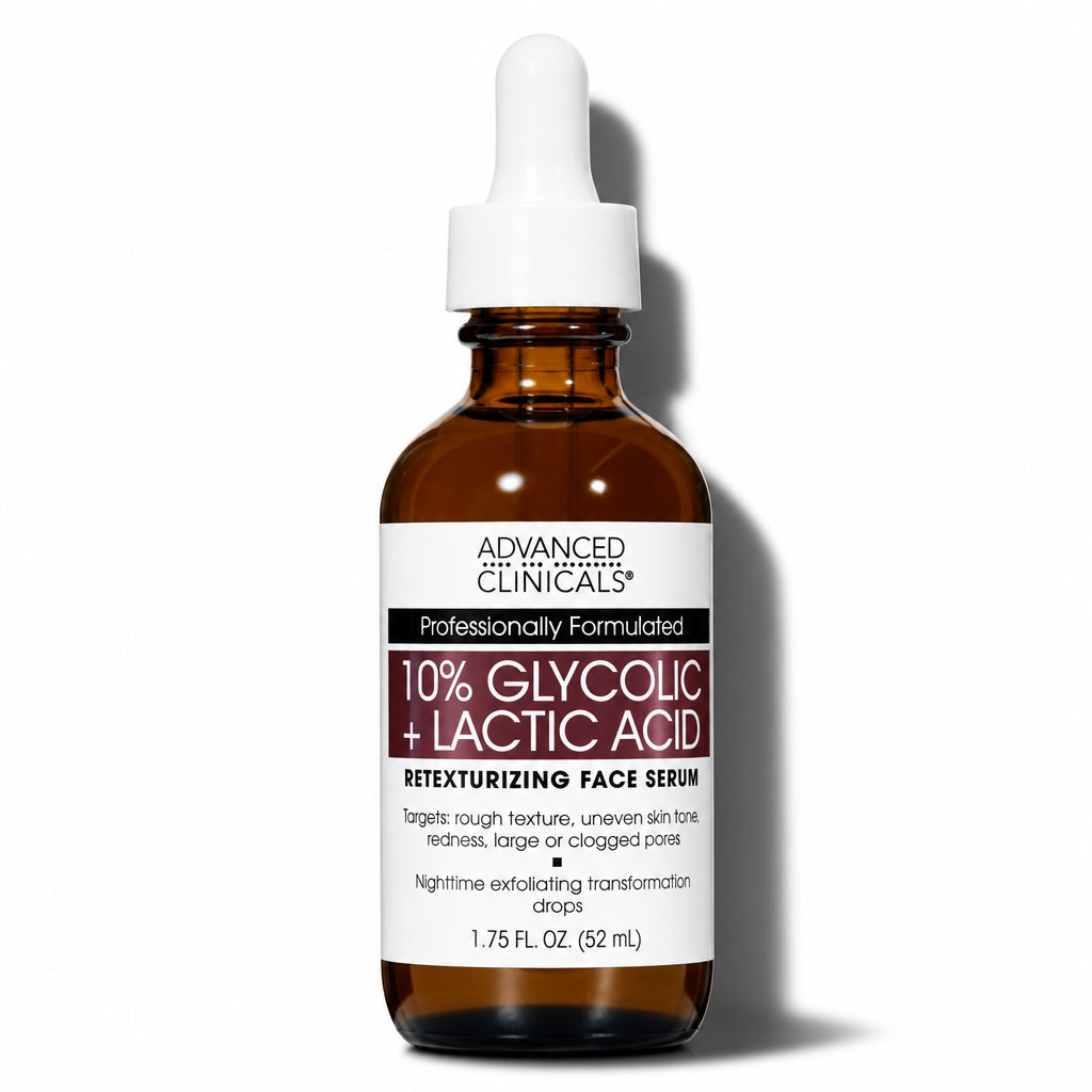 Advanced Clinicals - 10% Glycolic + Lactic Acid Serum [52ml]