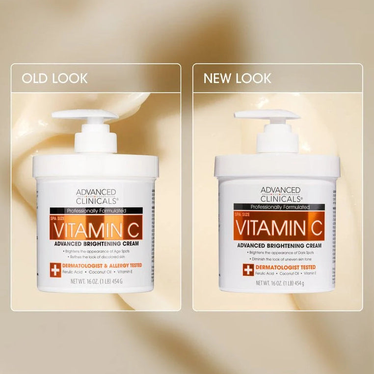Advanced Clinicals - Vitamin C Advanced Brightening Cream [454g]