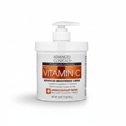 Advanced Clinicals - Vitamin C Advanced Brightening Cream [454g]