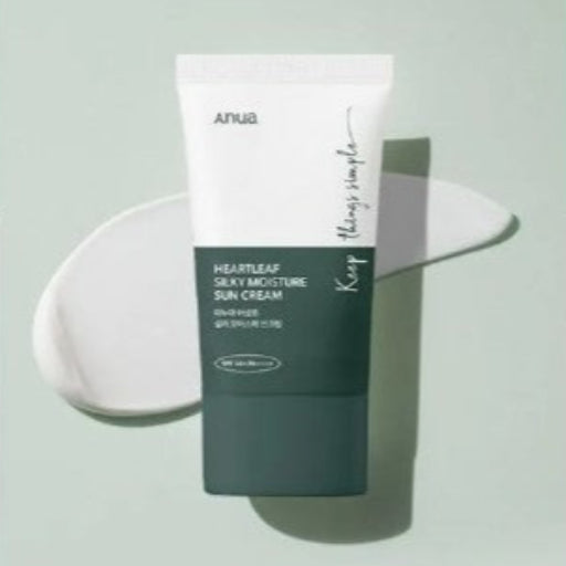 Anua - Heartleaf Silky Moisture Sun Cream [50ml] - Youglow