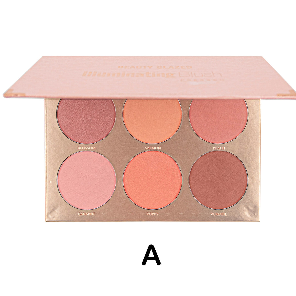 BEAUTY GLAZED - 6 Colours Blush Palette [4.5gx6]