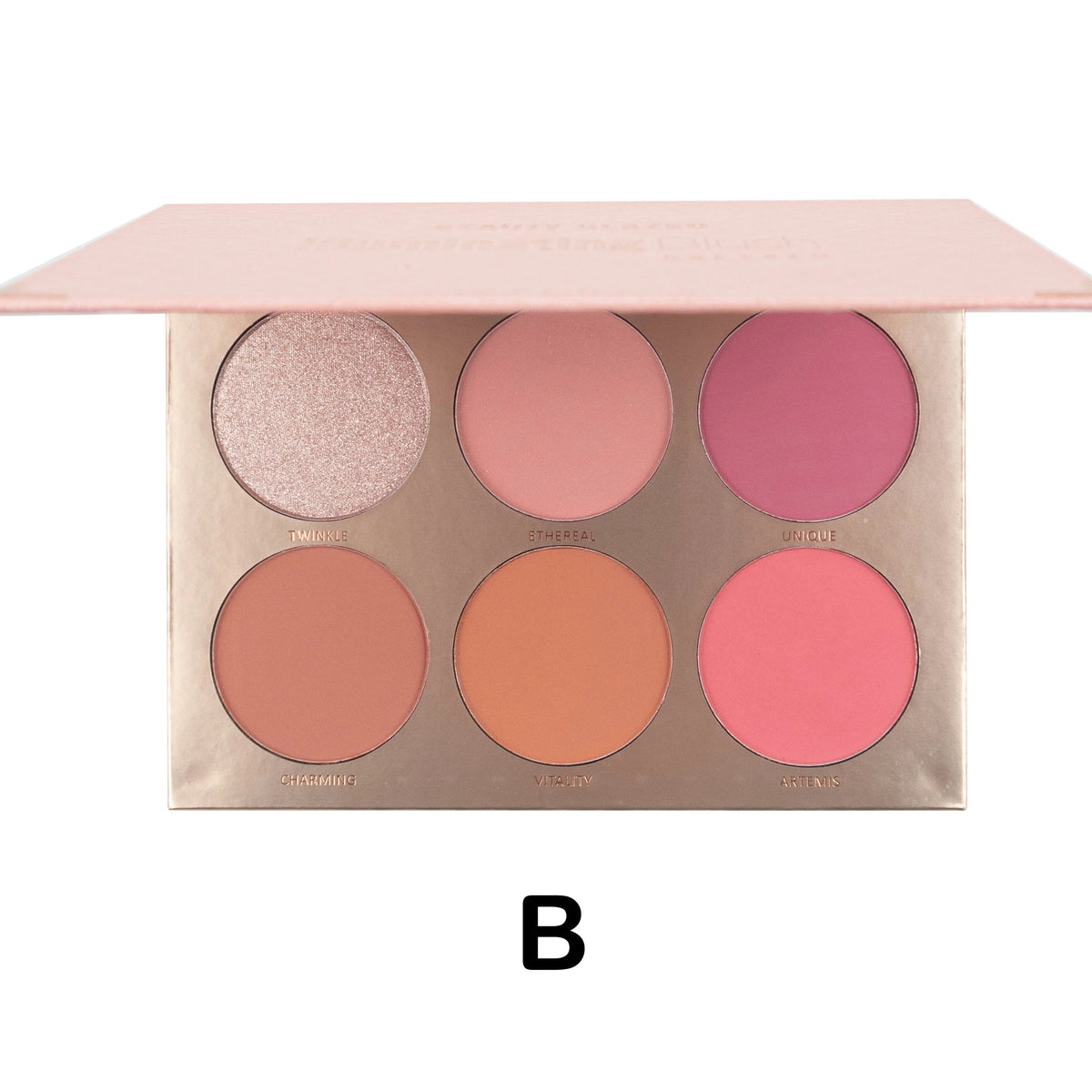 BEAUTY GLAZED - 6 Colours Blush Palette [4.5gx6]