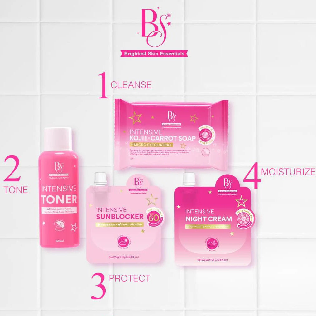 Brightest Skin Essentials - Intensive Rejuvenating Set [4 pieces]