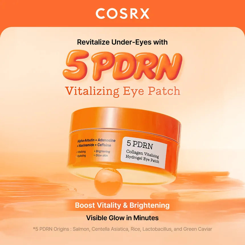COSRX - 5 PDRN Collagen Vitalizing Hydrogel Eye Patch [60 Patches]