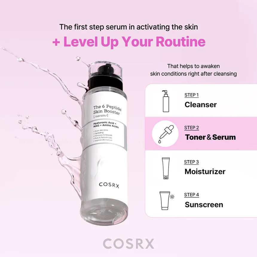 COSRX - The 6 Peptide Skin Booster Toner Serum[150ml]
