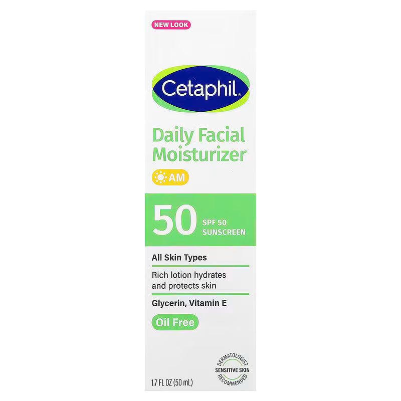 Cetaphil - Daily Facial Moisturizer Sunscreen SPF 50 Fragrance Free [50ml]