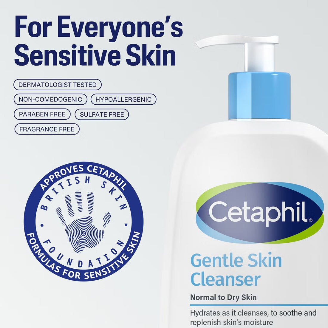 Cetaphil - Gentle Skin Cleanser Fragrance Free [473ml]