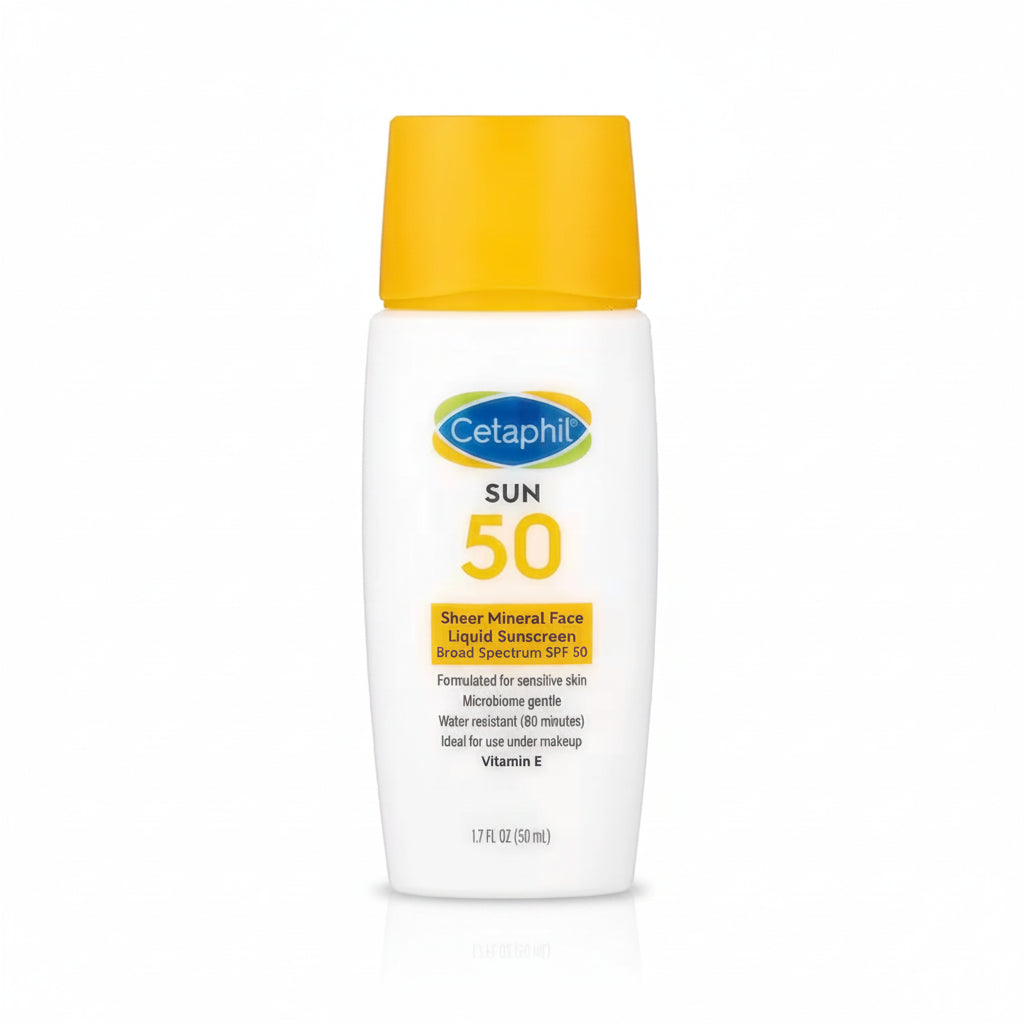 Cetaphil - Sheer Mineral Face Liquid Sunscreen SPF 50 Fragrance Free [50ml]
