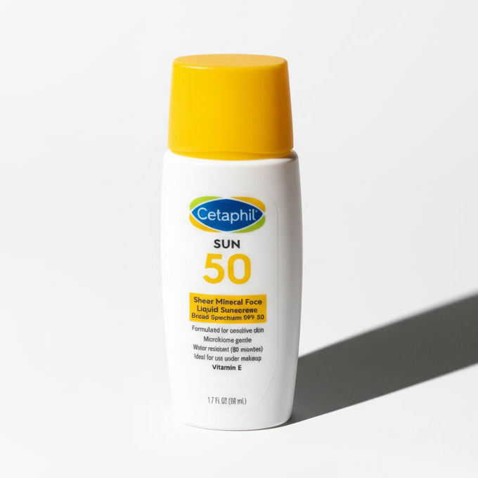 Cetaphil - Sheer Mineral Face Liquid Sunscreen SPF 50 Fragrance Free [50ml]
