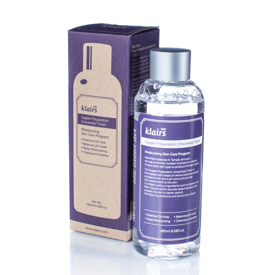 Dear, Klairs - Supple Preparation Facial Toner (UNSCENTED) [180ml]