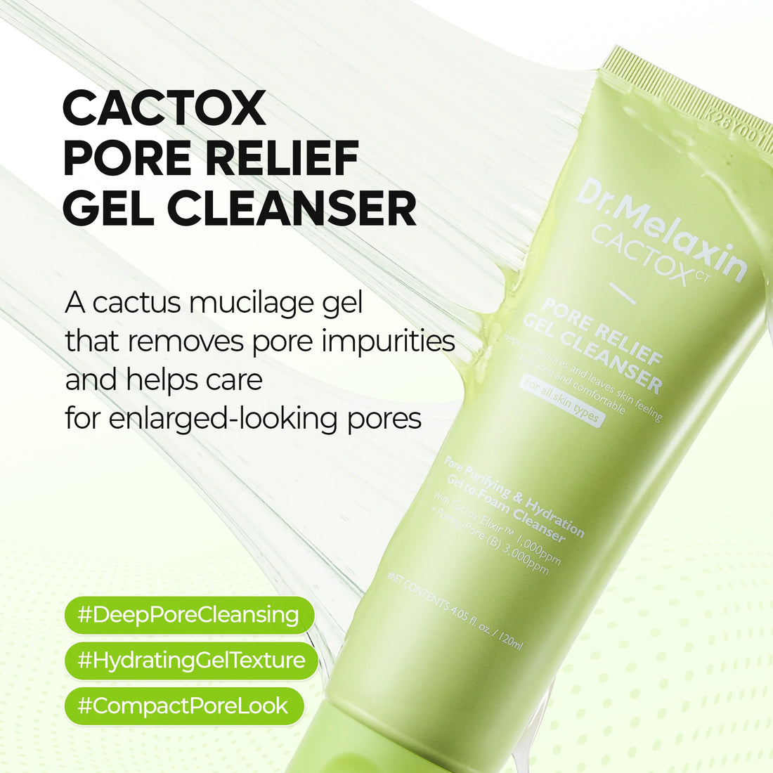 Dr. Melaxin - Cactox Pore Relief Gel Cleanser [120ml]