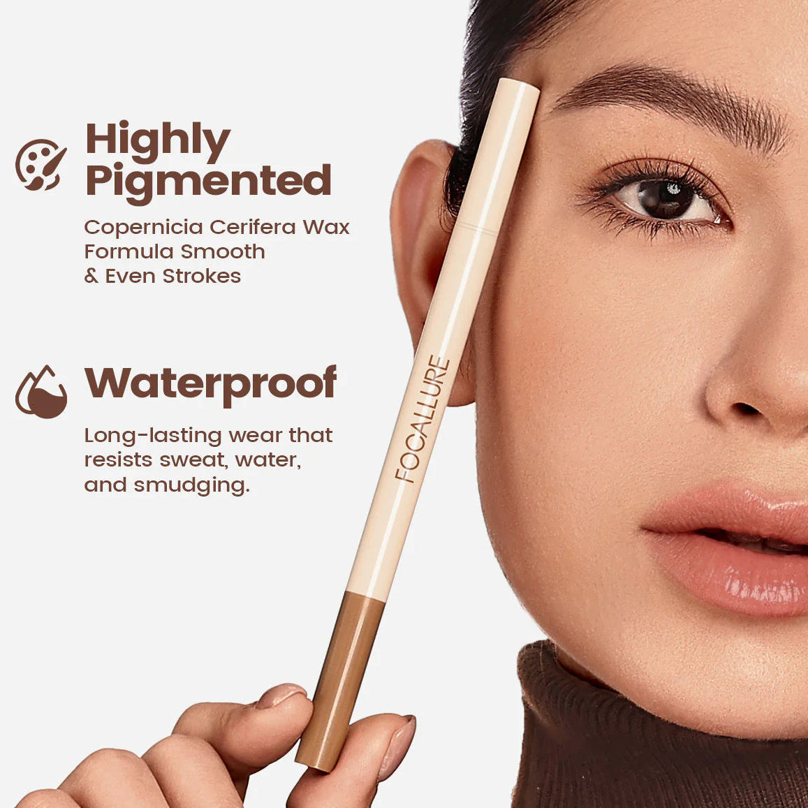 FOCALLURE - Anti Smudge Eyebrow Pencil - 3 Colors [0.2g] - Youglow