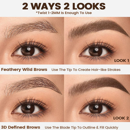 FOCALLURE - Anti Smudge Eyebrow Pencil - 3 Colors [0.2g] - Youglow