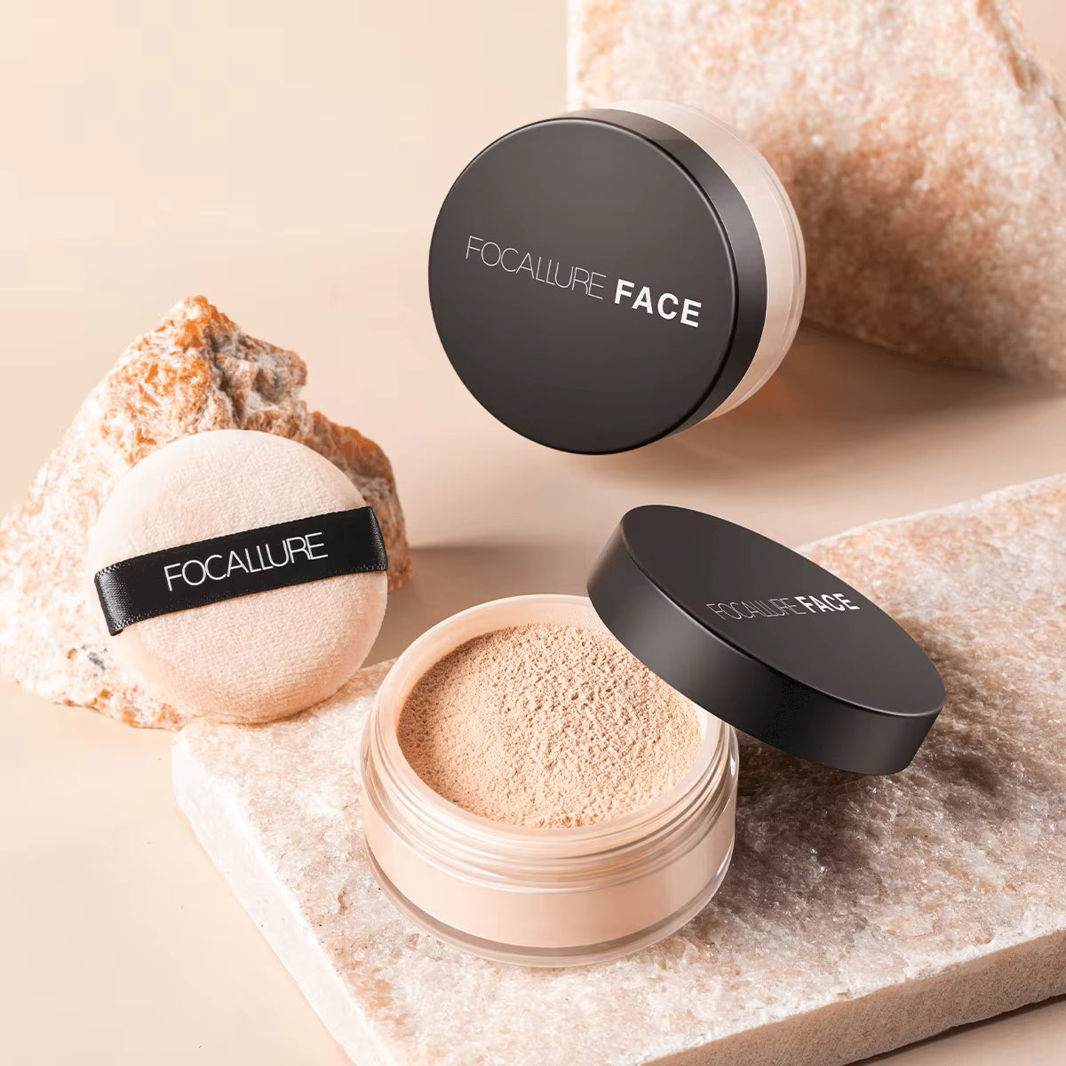 FOCALLURE - Invisible Finish Loose Setting Powder - 3 Colors [7g] - Youglow