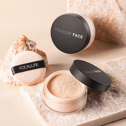 FOCALLURE - Invisible Finish Loose Setting Powder - 3 Colors [7g] - Youglow