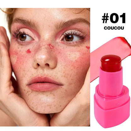 HANDAIYAN - Jelly Heart Tint Blush Stick (Lip + Cheek) - 8 Colors [9g]