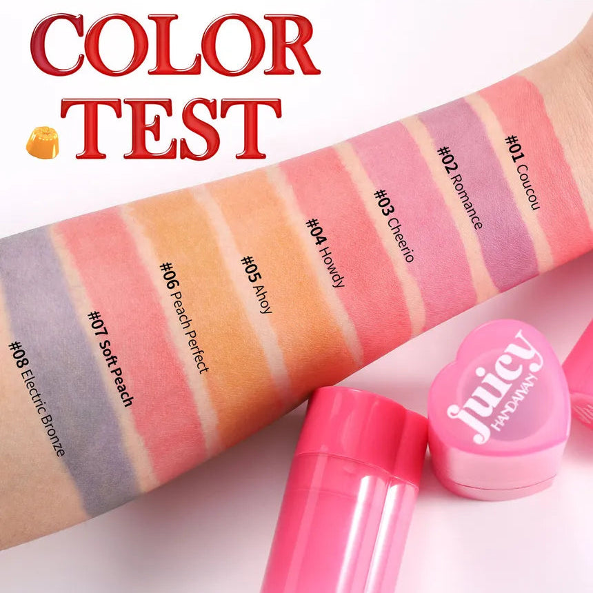 HANDAIYAN - Jelly Heart Tint Blush Stick (Lip + Cheek) - 8 Colors [9g]