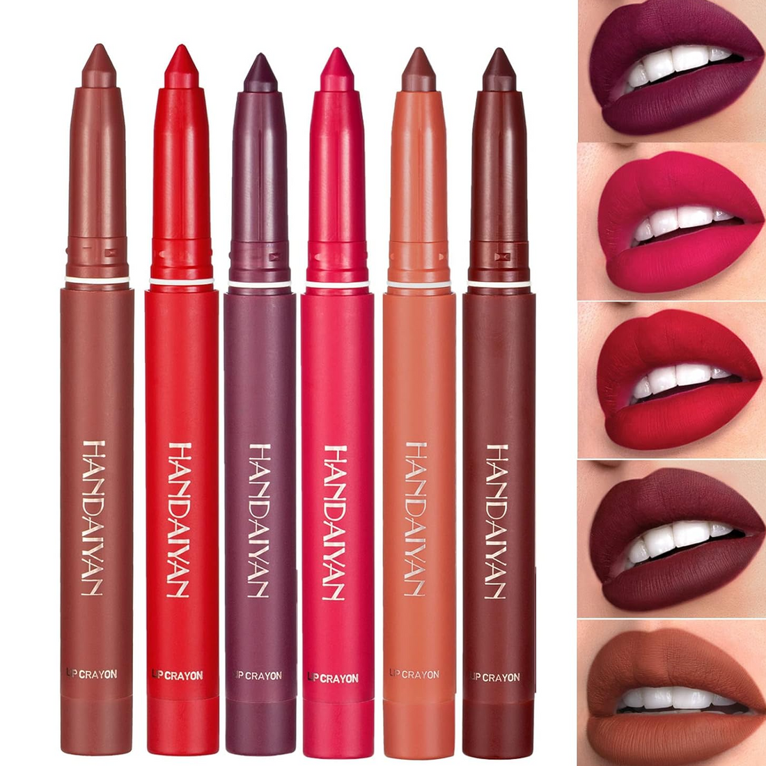 HANDAIYAN - Waterproof Lip Matte Crayon