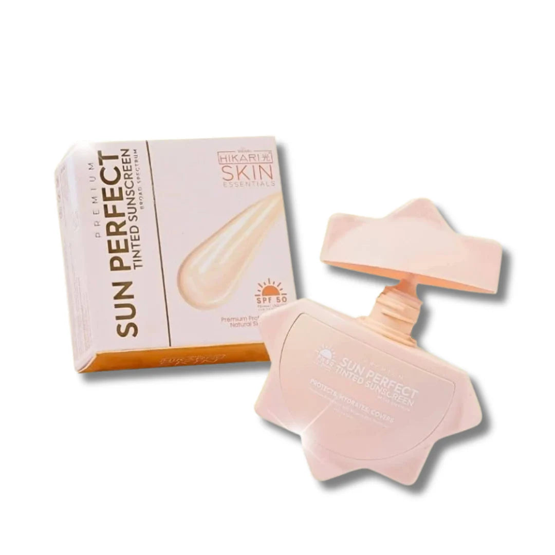 HIKARI SKIN ESSENTIALS - Sun Perfect Tinted Sunscreen SPF50 [50ml]