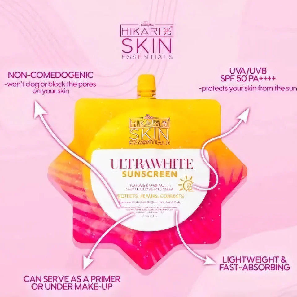 HIKARI SKIN ESSENTIALS - Ultra Fresh Sunscreen SPF50 PA++++ [50ml]