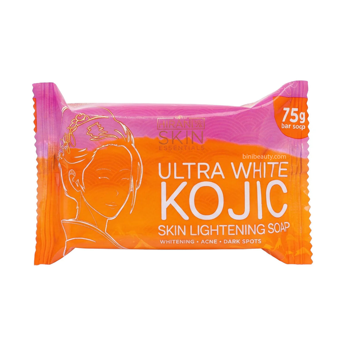 HIKARI SKIN ESSENTIALS - Ultra White KOJIC Skin Lightening Soap [75g]