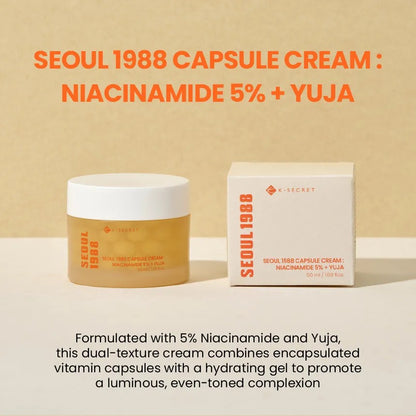 KSECRET - SEOUL 1988 Capsule Cream  Niacinamide 5% + Yuja [50ml]