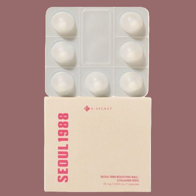 KSECRET - SEOUL 1988 Boosting Ball : Collagen 100% [12 Oz. x 7 Capsules]
