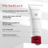 Koji White - Exfoliating Face Scrub 1% Walnut Shell Powder [100ml] - Youglow