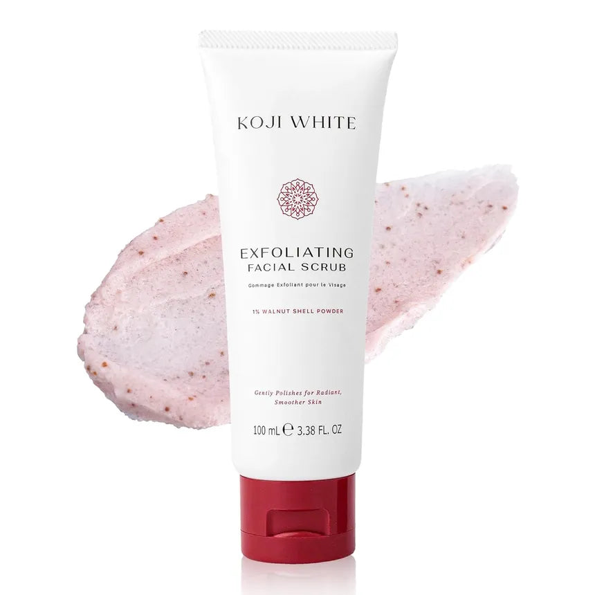Koji White - Exfoliating Face Scrub 1% Walnut Shell Powder [100ml]