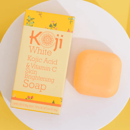Koji White - Kojic Acid &amp; Vitamin C Skin Brightening Soap [80g x 2]