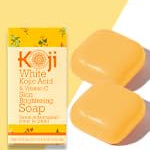 Koji White - Kojic Acid &amp; Vitamin C Skin Brightening Soap [80g x 2]