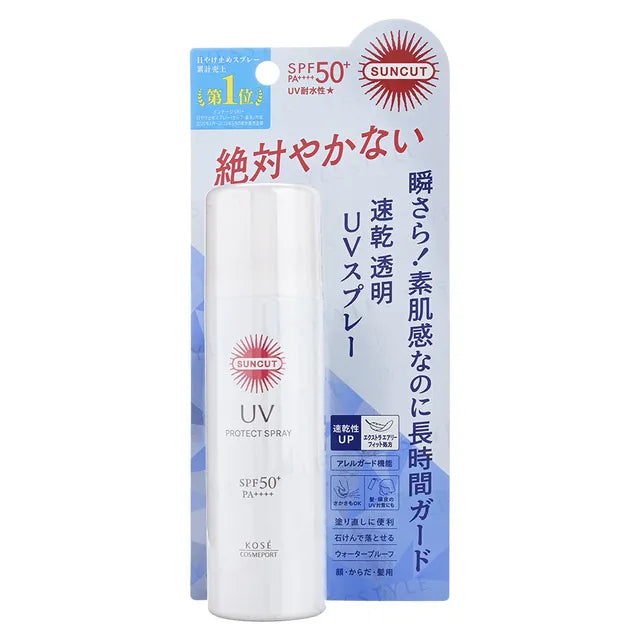Kose - Suncut UV Protect Spray Unscented SPF 50+ PA++++ [60g]