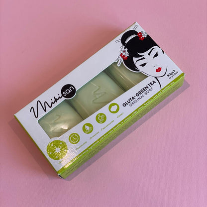 MIKISAN - Gluta Green Tea Original Soap [90gx3]