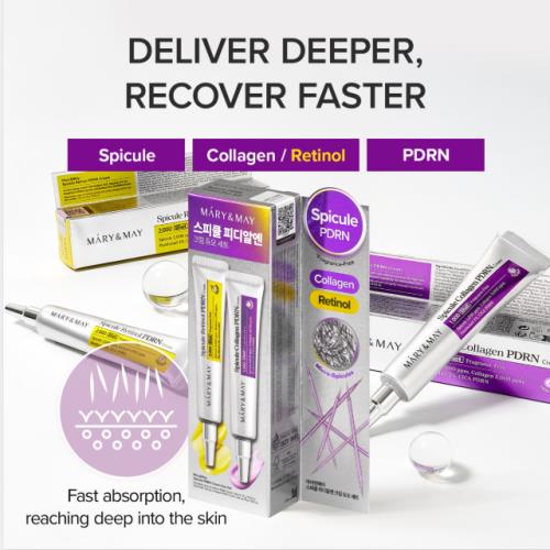 Mary &amp; May - Spicule PDRN Cream Duo Set [15g x2]