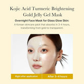 Medicube - Kojic Acid Turmeric Brightening Gel Mask [7g/ Sheet] - Youglow