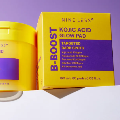 NINELESS - B-Boost Kojic Acid Glow Pad [80 pads]