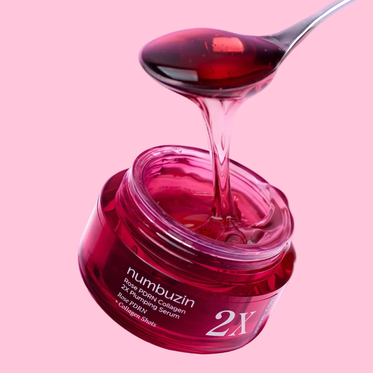 Numbuzin - No.2 Rose PDRN Collagen 2X Plumping Serum [30ml] - Youglow