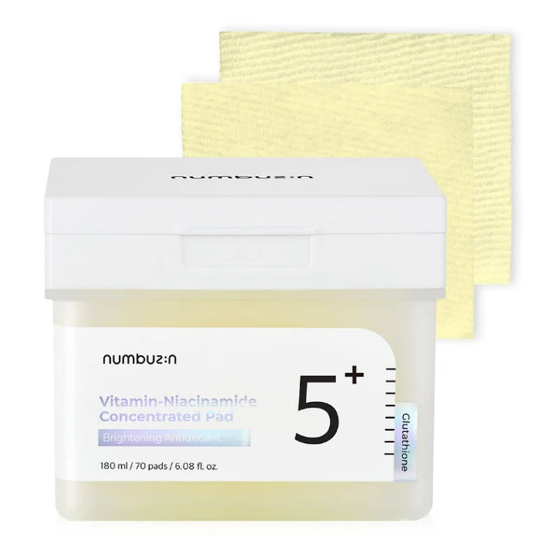 Numbuzin - No.5+ Glutathione Vitamin-Niacinamide Concentrated Pad [180ml/ 70pads]