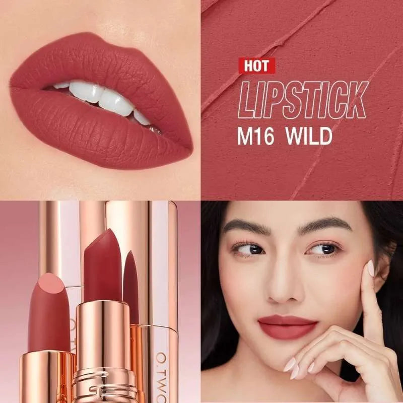 O.TWO.O - Intense Misty Kiss Lock Color Matte Lipstick [4G] - Youglow