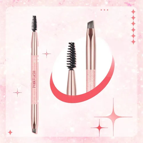 PINKFLASH - Dual Ended Eyebrow Brush [1 Piece]