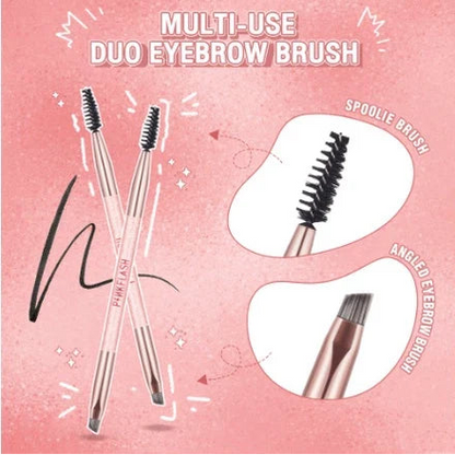 PINKFLASH - Dual Ended Eyebrow Brush [1 Piece]