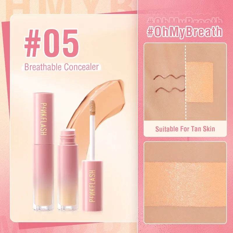 PINKFLASH - Lasting Matte Concealer - 5 Colors [3.2g] - Youglow